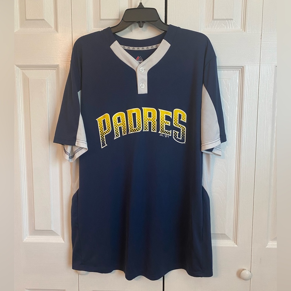 Men’s Padres MBL Baseball Jersey Size XL Blue